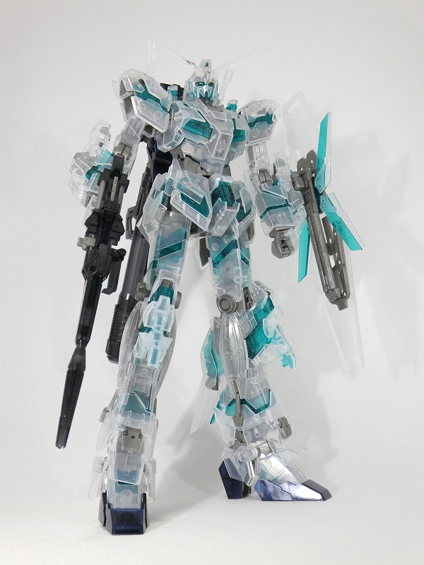 MG ユニコーンガンダム グリーンフレーム クリアカラー ガンダム展